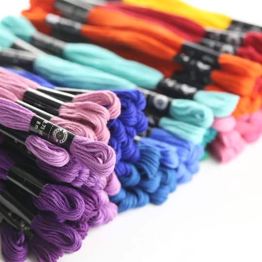 12 Pack: Embroidery Floss Value Pack by Loops & Threads®
